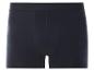 Een paar donkerblauwe boxershorts