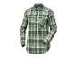 Een groene geruite overhemd met lange mouwen van Parkside.