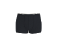 Zwarte herenboxershort met gestreepte tailleband