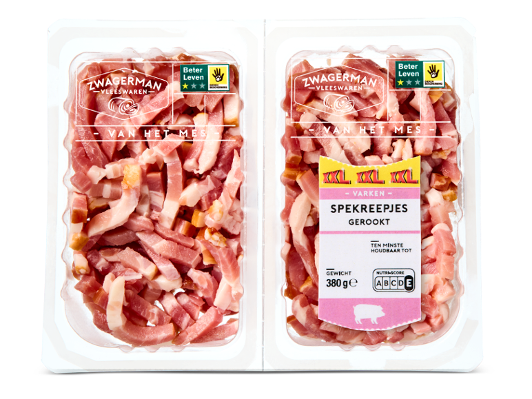 Zwagerman gerookte spekreepjes XXL, 380 g