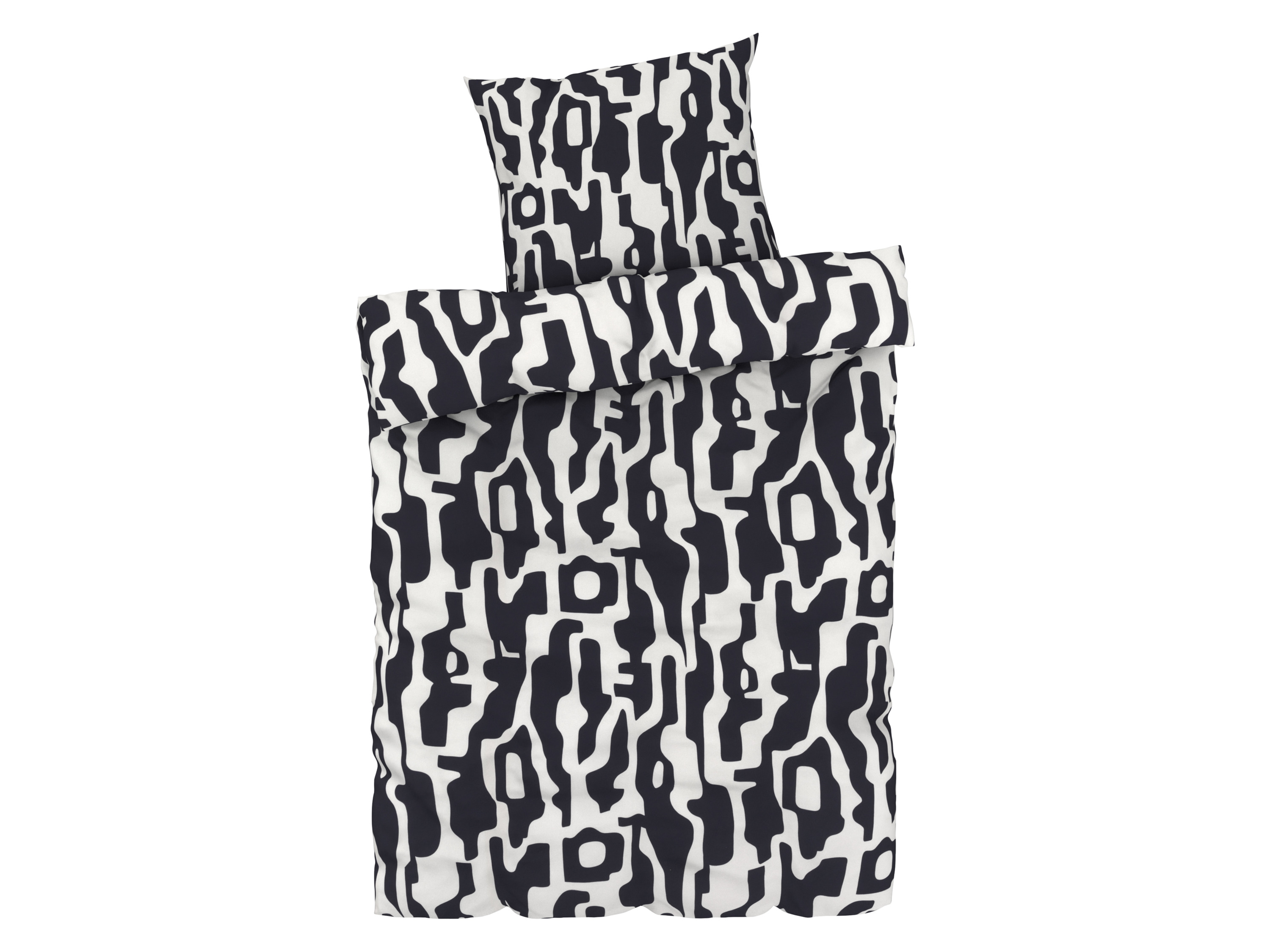 LIVARNO HOME Luxe Renforcé dekbedovertrek, 155 x 220 cm (Geometrisch)