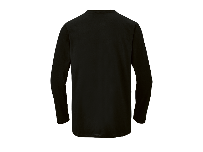 Een zwart shirt met lange mouwen.