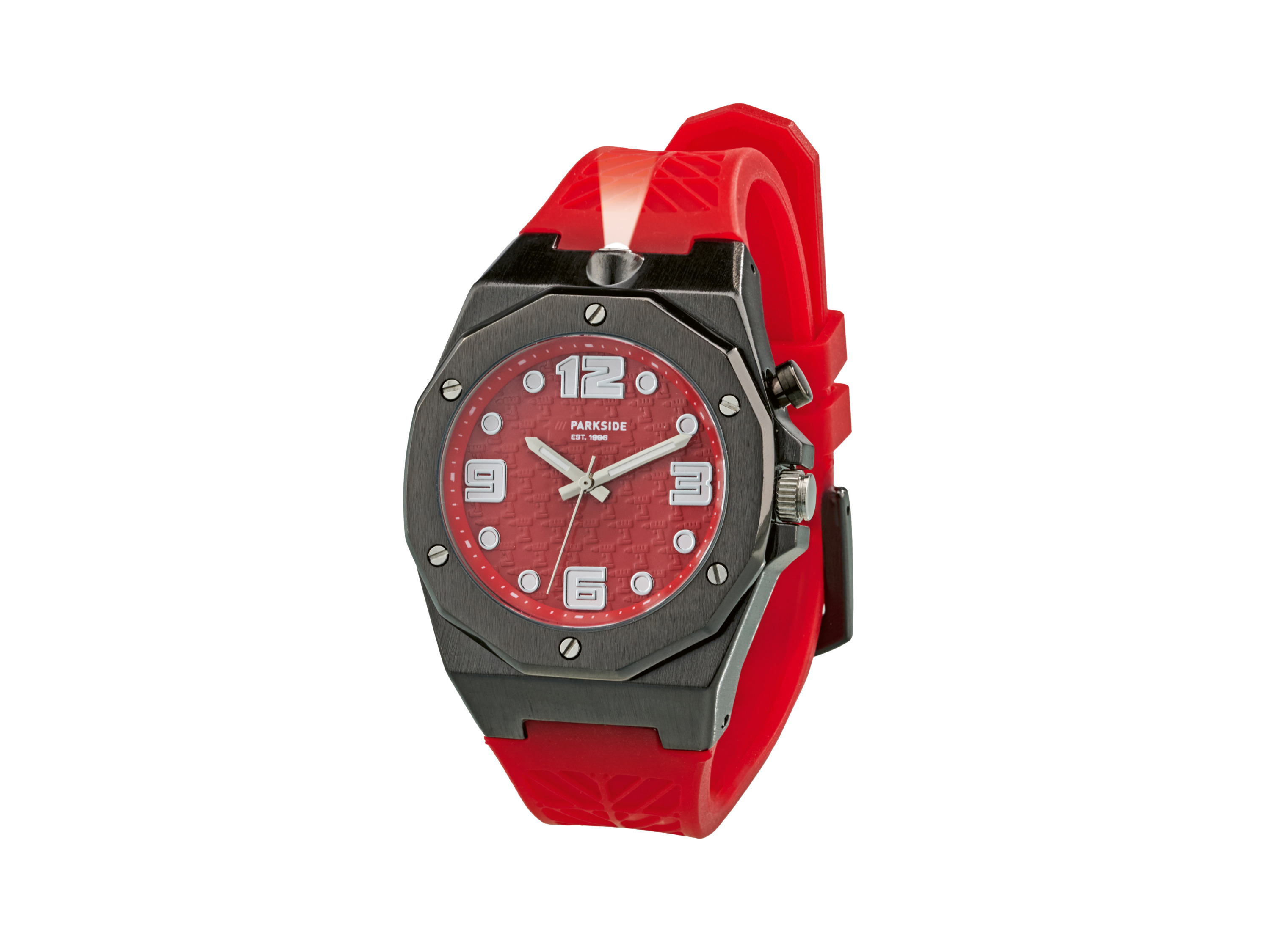 PARKSIDE Horloge met licht, Fan Edition, 40 mm (Rood)