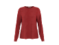 Rood damesshirt met lange mouwen