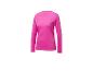Roze shirt met lange mouwen voor dames.