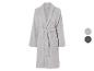 Een grijze badjas met de tekst 'Sansibar Sylt'