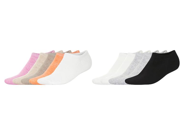 Set onzichtbare sokken: pastel- en neutrale kleuren.