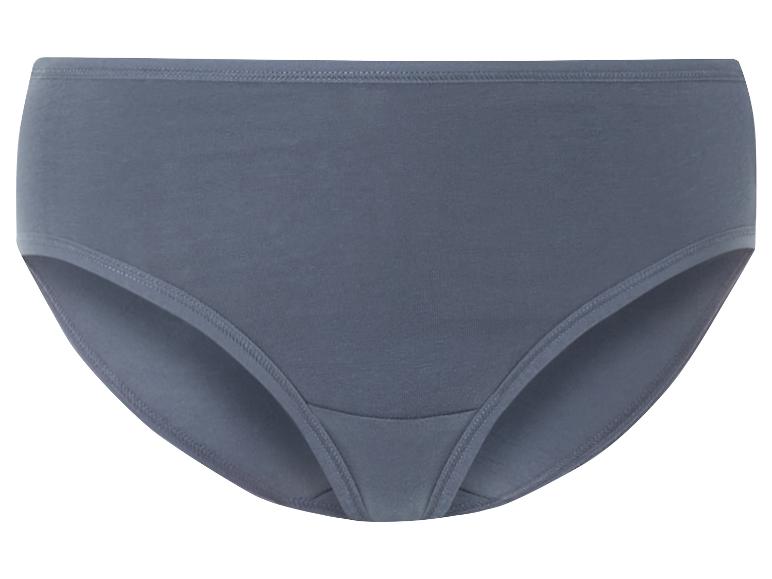 Een paar grijze dames onderbroeken.