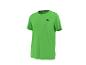 Limegroen sport T-shirt met korte mouwen en logo op de borst.