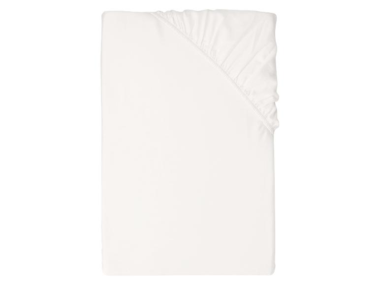 Wit hoeslaken, opgevouwen