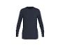 Donkerblauw shirt met lange mouwen