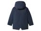 Donkerblauwe kinderparka met capuchon