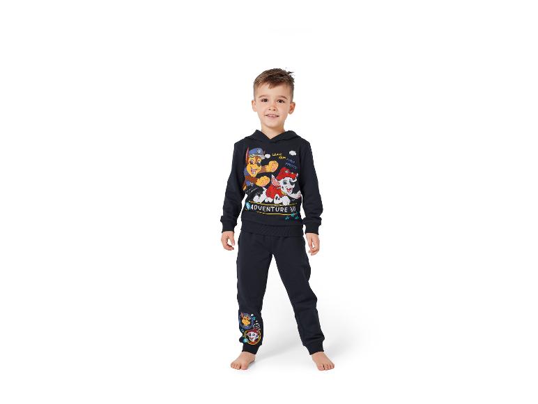 Paw Patrol kinder trainingspak, zwart hoodie en broek.
