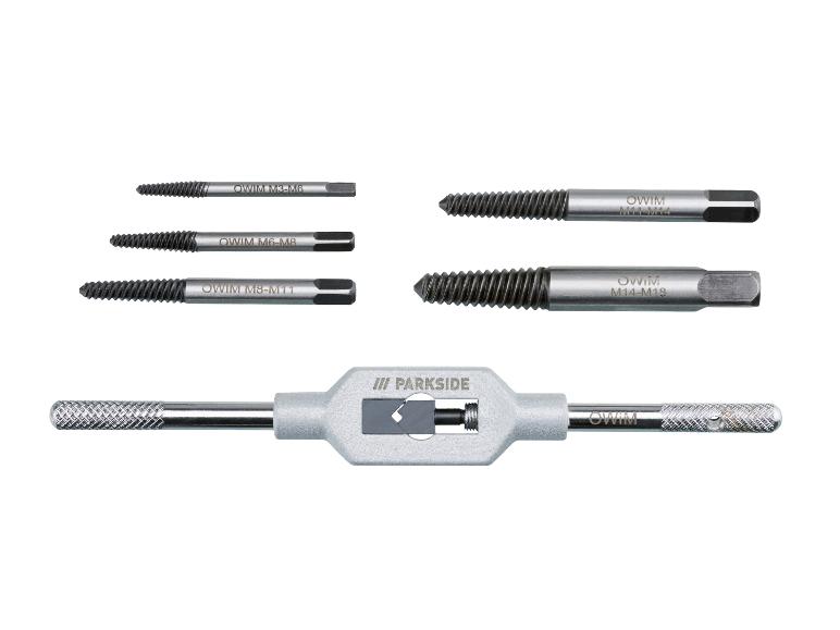 PARKSIDE schroefuitdraaierset met taphouder, inclusief diverse maten van M3-M18