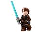 LEGO Star Wars Anakin Skywalker minifiguur met blauw lichtzwaard.