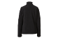 Zwarte fleece trui voor dames, achterkant.