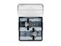 Twee autohalogeenlampen in een transparante plastic verpakking