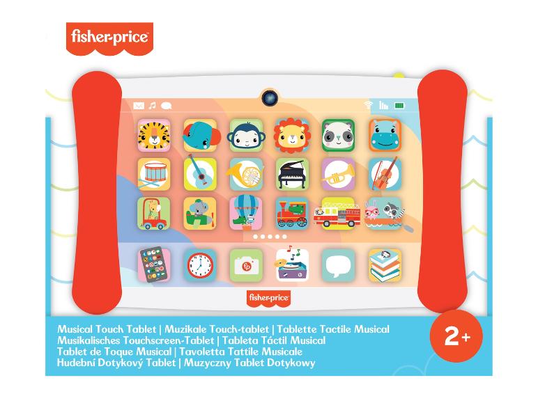 Fisher-Price Muzikaal aanraakscherm-tablet voor peuters.
