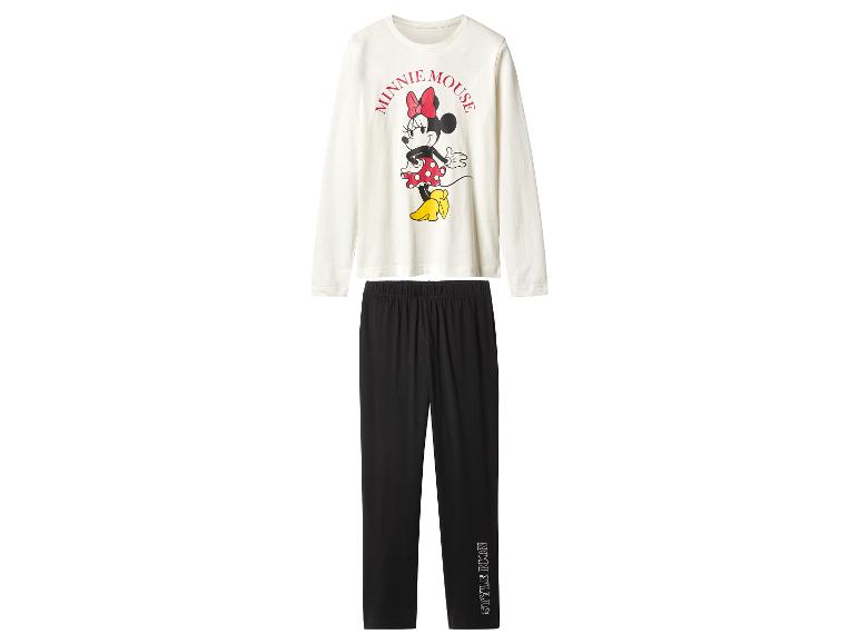 Minnie Mouse pyjamaset met lange mouwen en zwarte broek