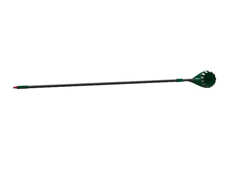 Groene en zwarte telescopische fruitplukker