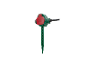 Groen en rood buitenstopcontact.