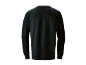 Zwart herenshirt met lange mouwen, achterkant