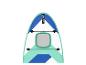 SUP-board met blauw en mint patroon en elastische koorden