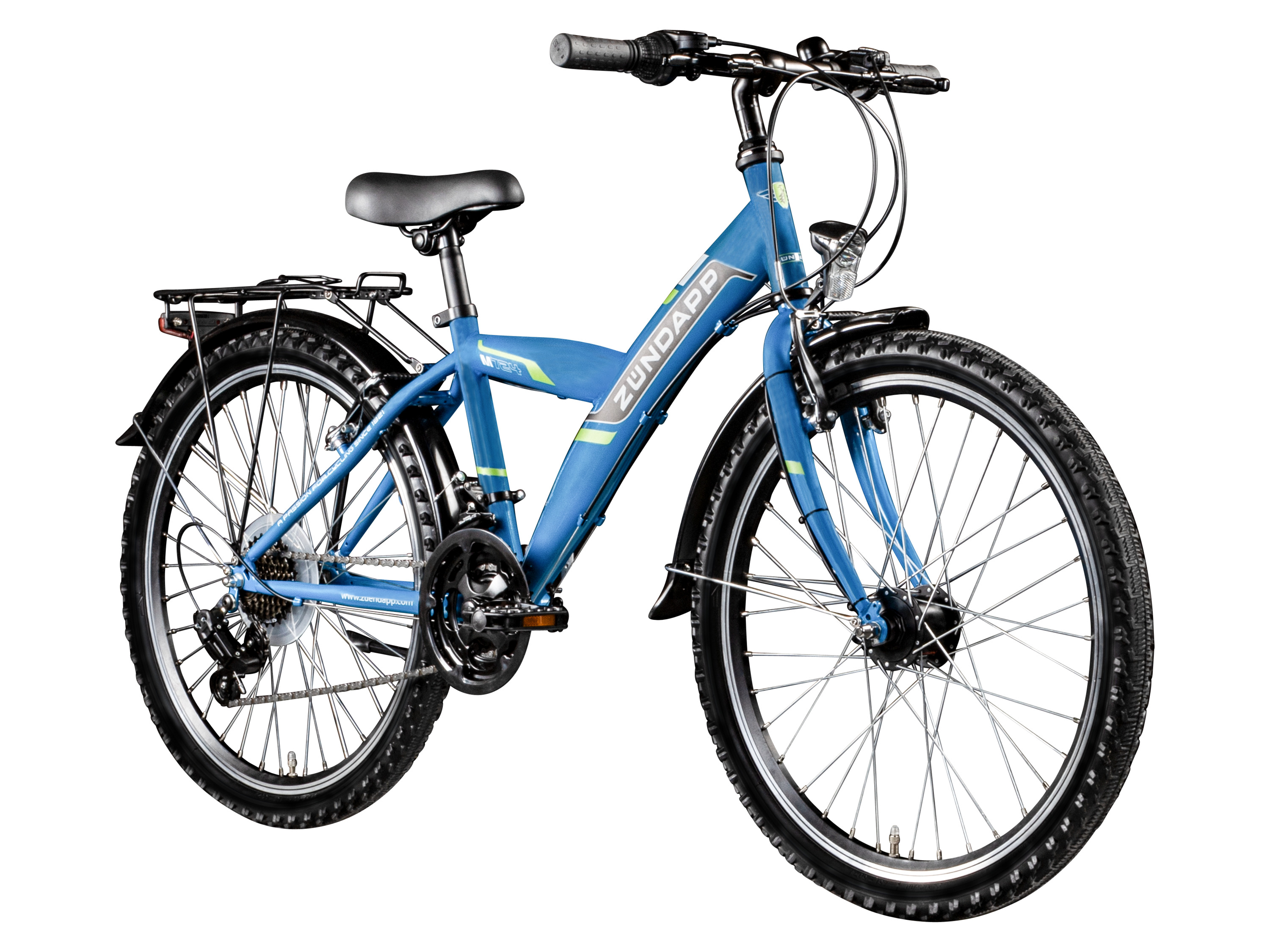 ZÜNDAPP Mountainbike M724, 24 inch, MTB M726, 26 inch (Blauw)