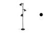 Zwarte vloerlamp met drie verstelbare spots