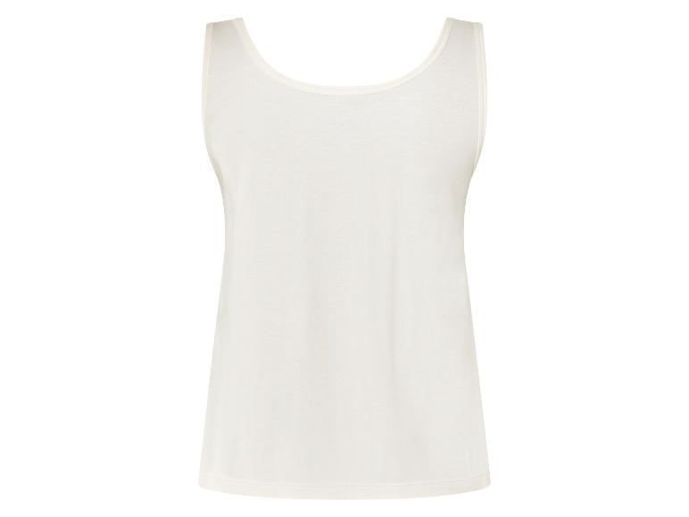 Witte, simpele tanktop.