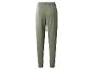 Groene joggingbroek voor heren met elastische tailleband en boorden.