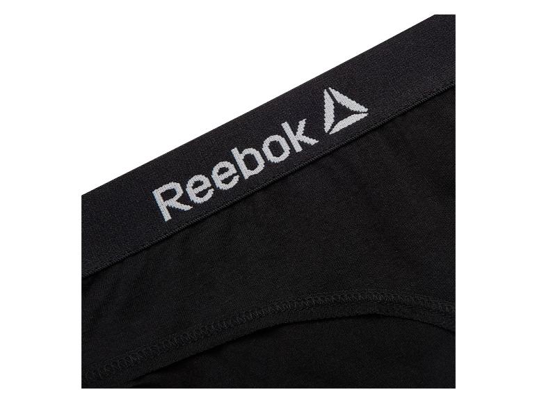 Zwarte Reebok herenslip met wit logo op de tailleband