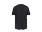 Zwart T-shirt met korte mouwen, achteraanzicht.