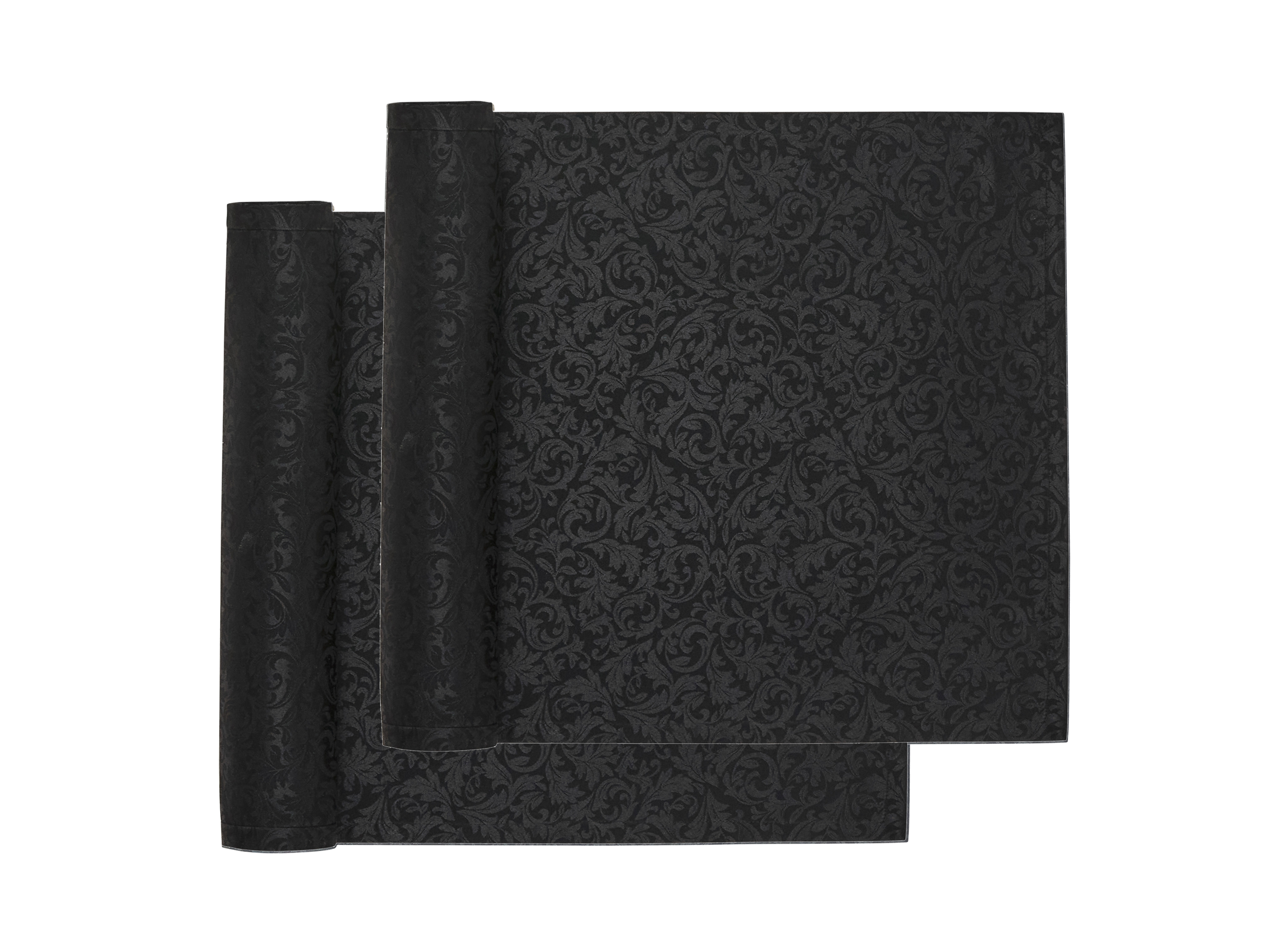 LIVARNO Jacquard tafelkleed of tafelloper set (50 x 150 cm, Zwart)