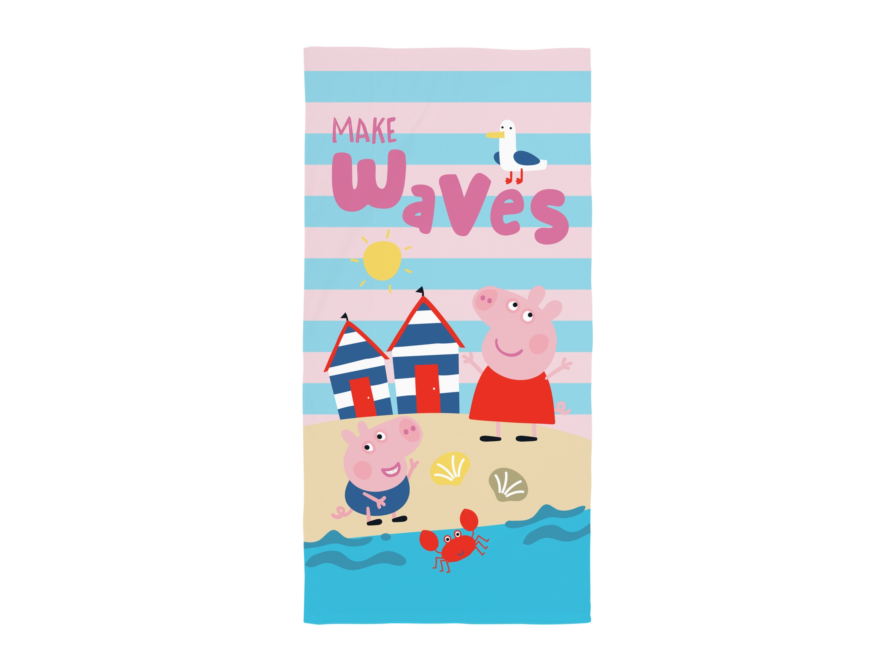 Strandlaken Bluey of Peppa Pig 140 x 70 cm afbeelding