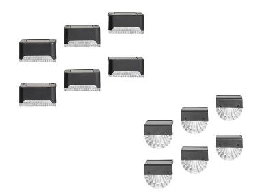 LIVARNO® Solar LED-tuinlampen, 6 stuks