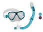 Duikbril en snorkel: snorkeluitrusting met gehard glas.