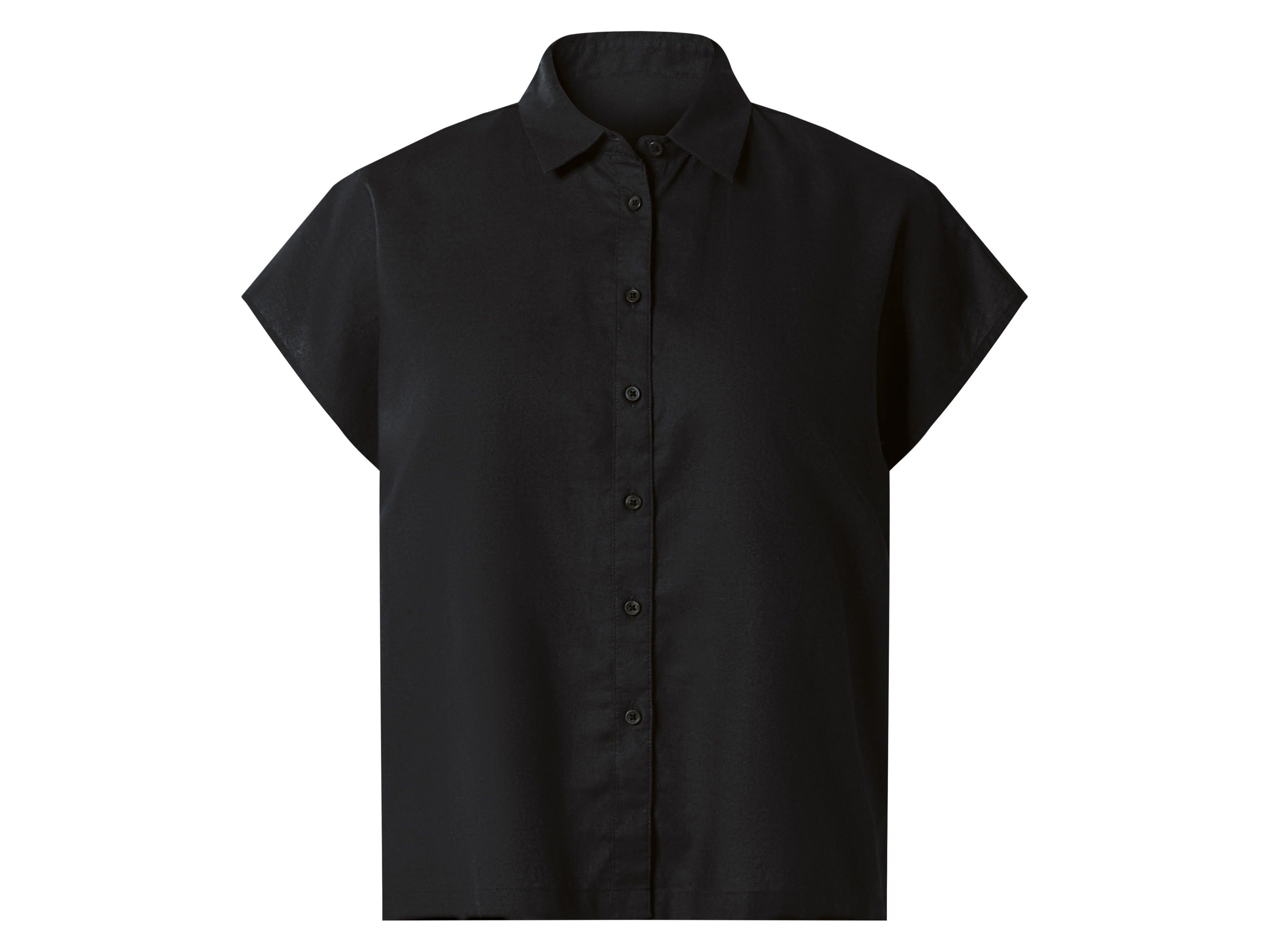 esmara Linnen dames blouse (Zwart, M (40/42))