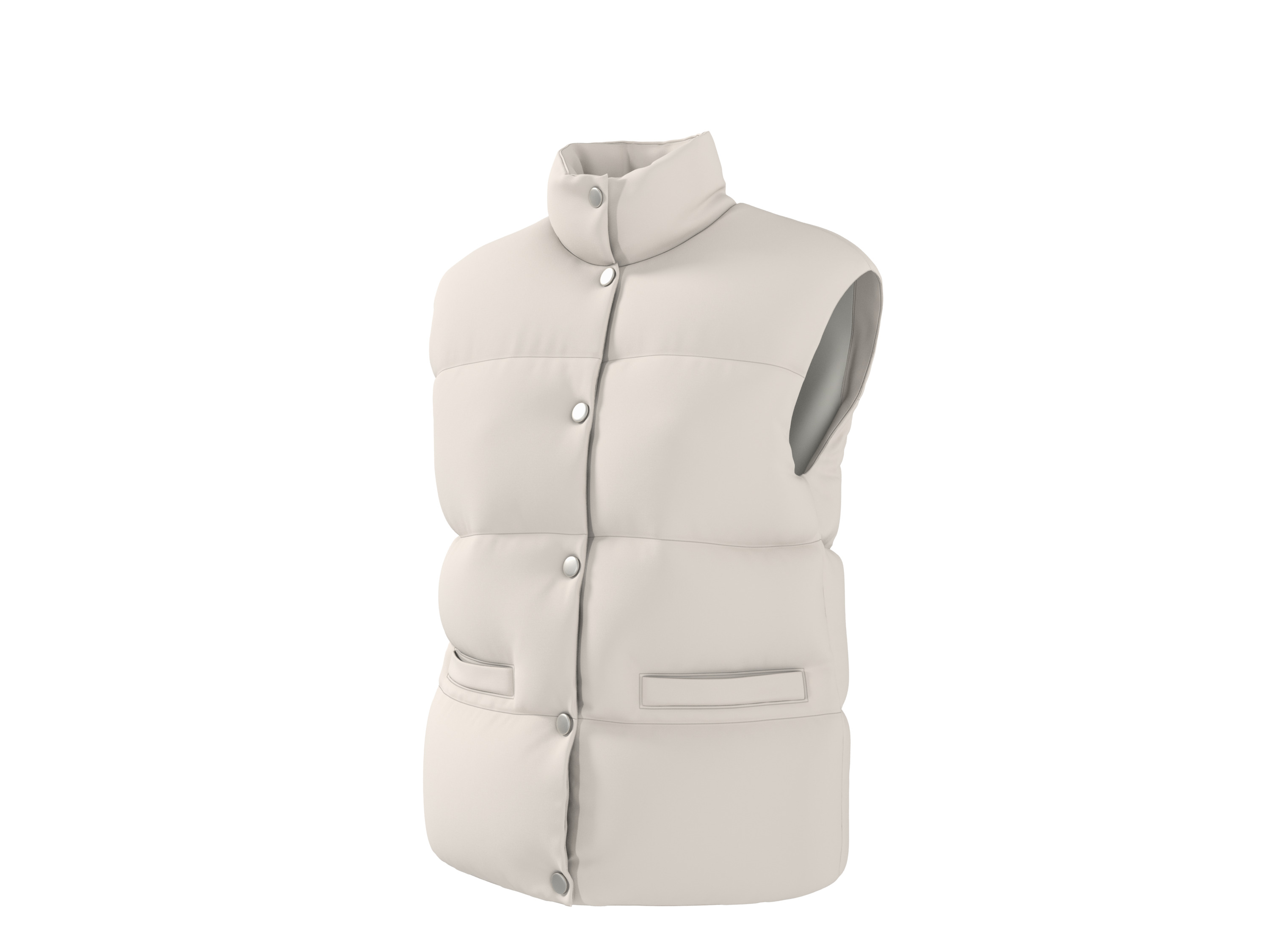 esmara Dames bodywarmer (Wit, XS (32/34))