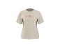 Beige T-shirt met zalmkleurige bergprint.