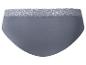 Grijze slip met kanten rand