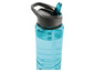 Een blauwe drinkfles van Crivit met een drinktuit.