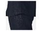 Donkerblauw linnen overhemd en broek met zak.