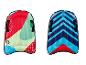 Twee opblaasbare drijvers Crivit: geometrische en chevronpatronen.