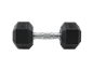 Zwarte 15 kg halter met metalen handvat
