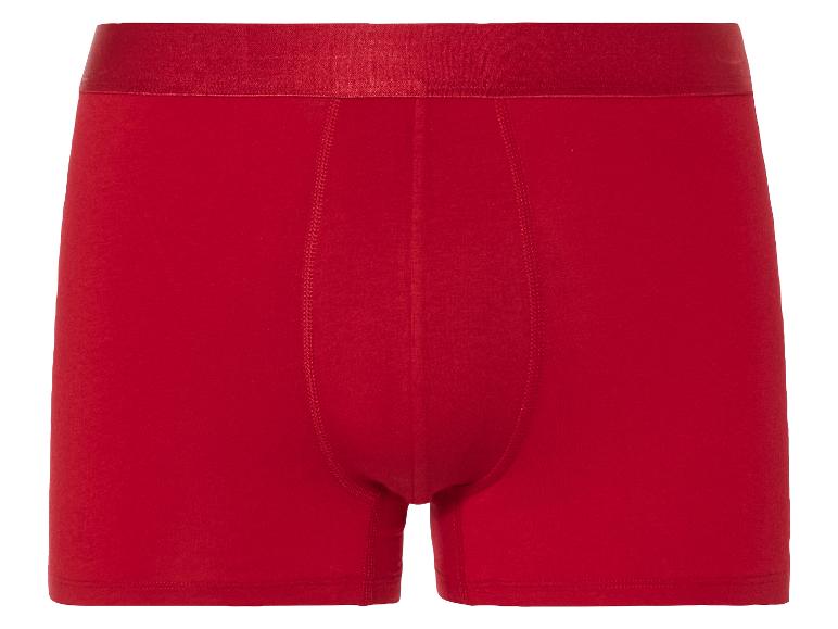 Rode boxershorts voor mannen.
