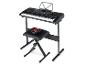 Digitale pianoset met keyboard, standaard, kruk en koptelefoon.