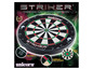Een Unicorn Striker dartbord met een staalvrije bullseye.