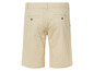 Beige chino shorts met knopen
