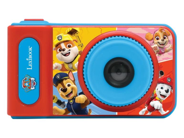 Lexibook Paw Patrol digitale kindercamera, rood en blauw.